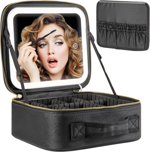 Cosmetiquera con Luz LED Profesional 4K Recargable