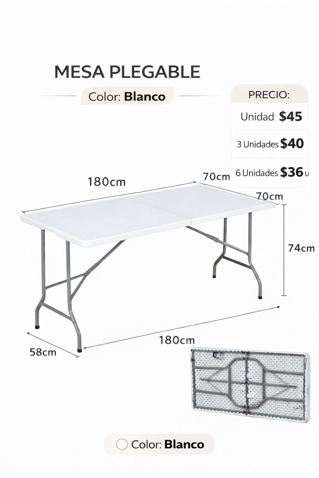 Mesa Plegable